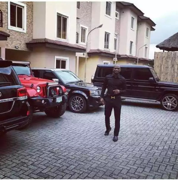 Peter Okoye Shows Off His Cars In New Photo